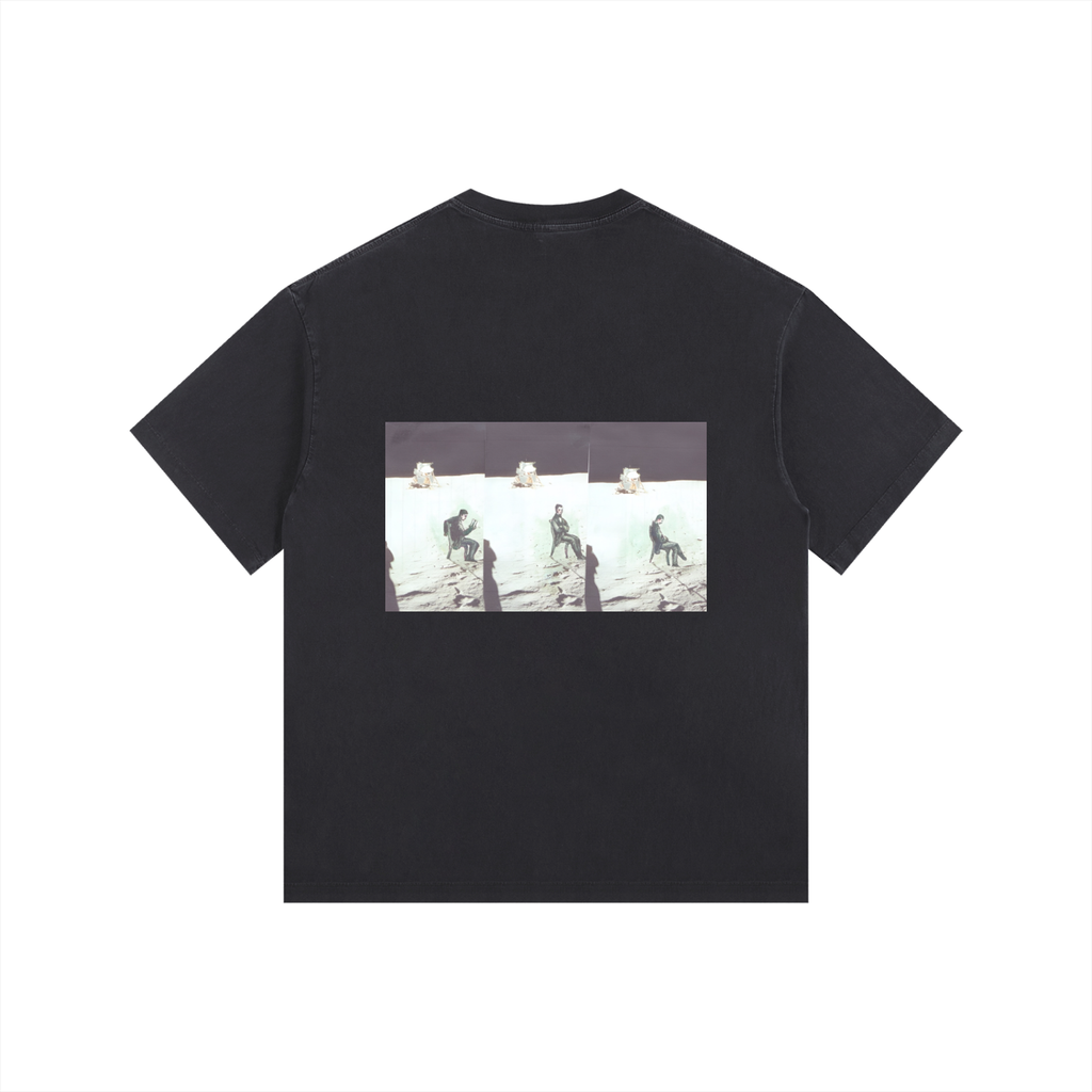 Man On The Moon — Back Print Tee