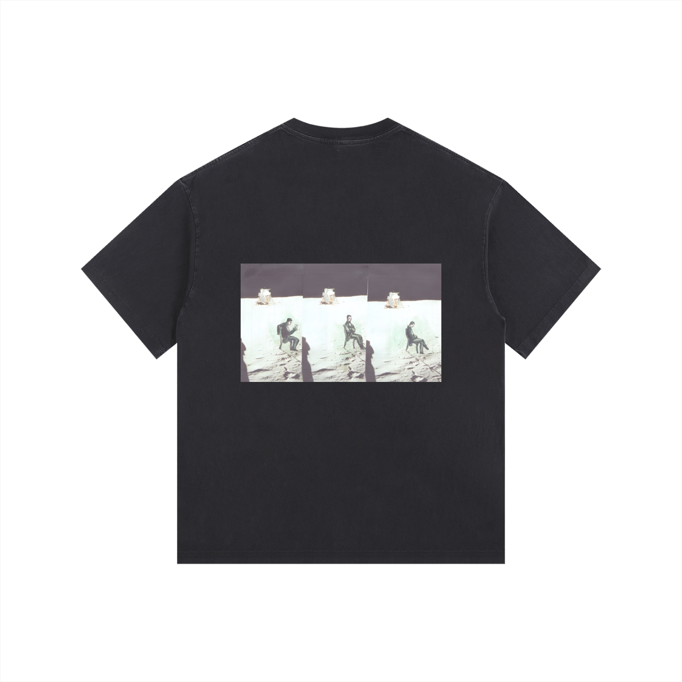 Man On The Moon — Back Print Tee