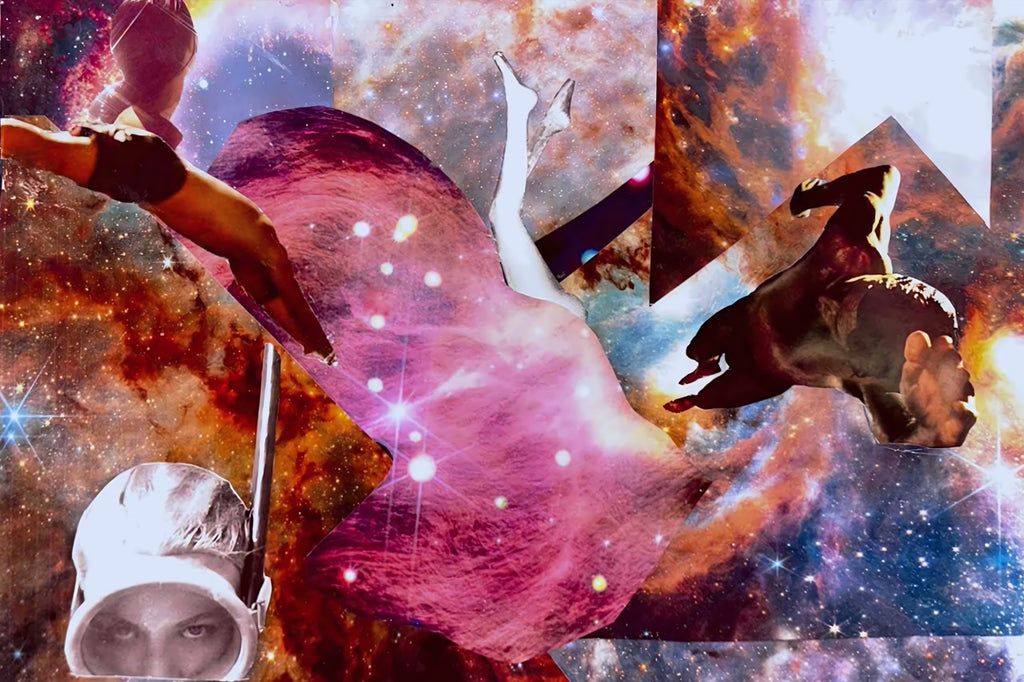 Space Ocean — the full collage artwork