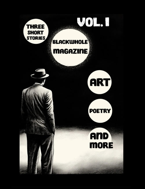Front cover of BlackWhole Magazine Vol 1 print edition
